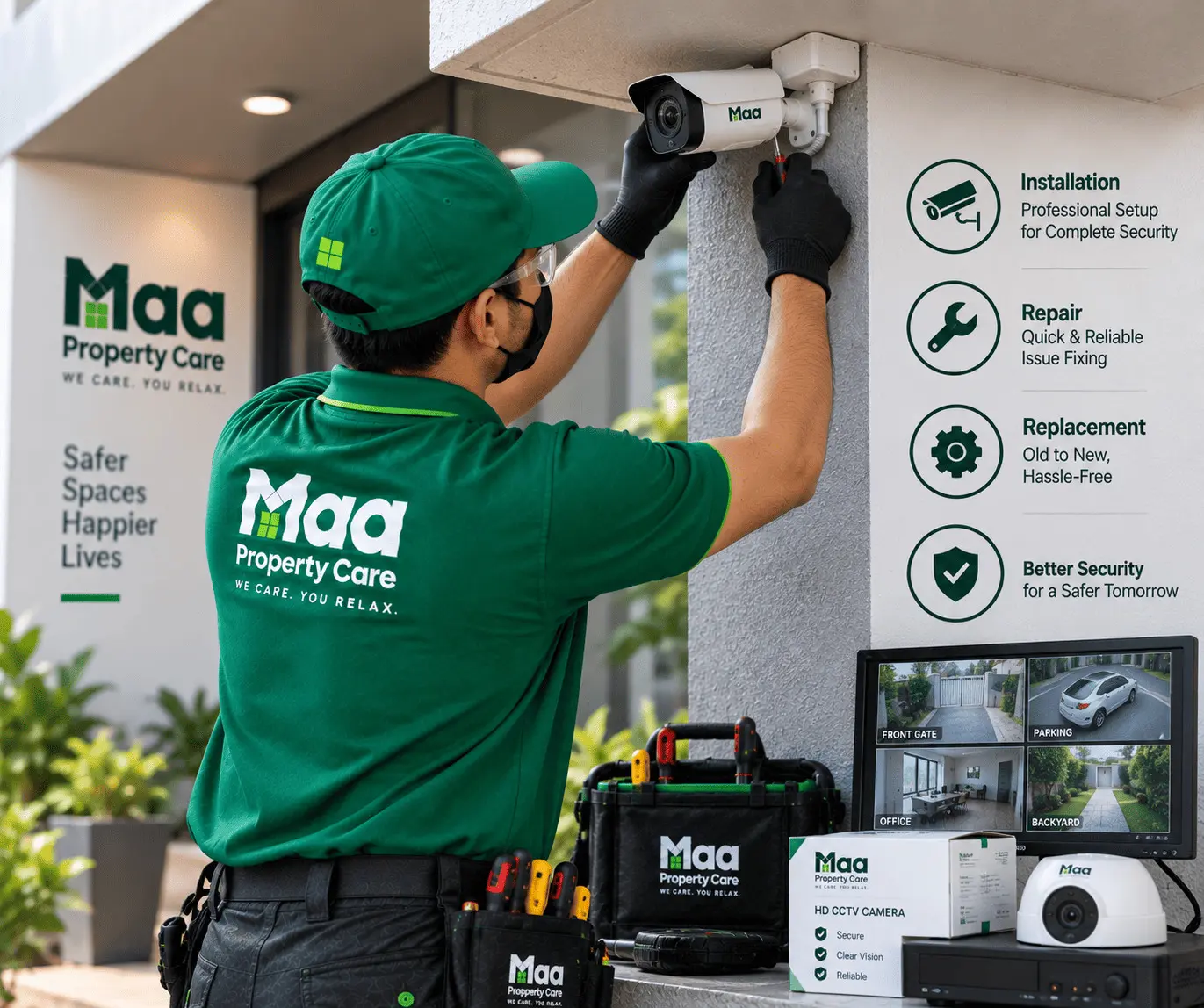CCTV Camera Repair/Installation (Installation, Repair, Replacement)